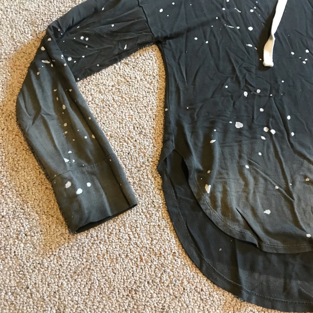 Betsey Johnson Performance Brown Ombré Hoodie, GUC, M - Picture 11 of 14